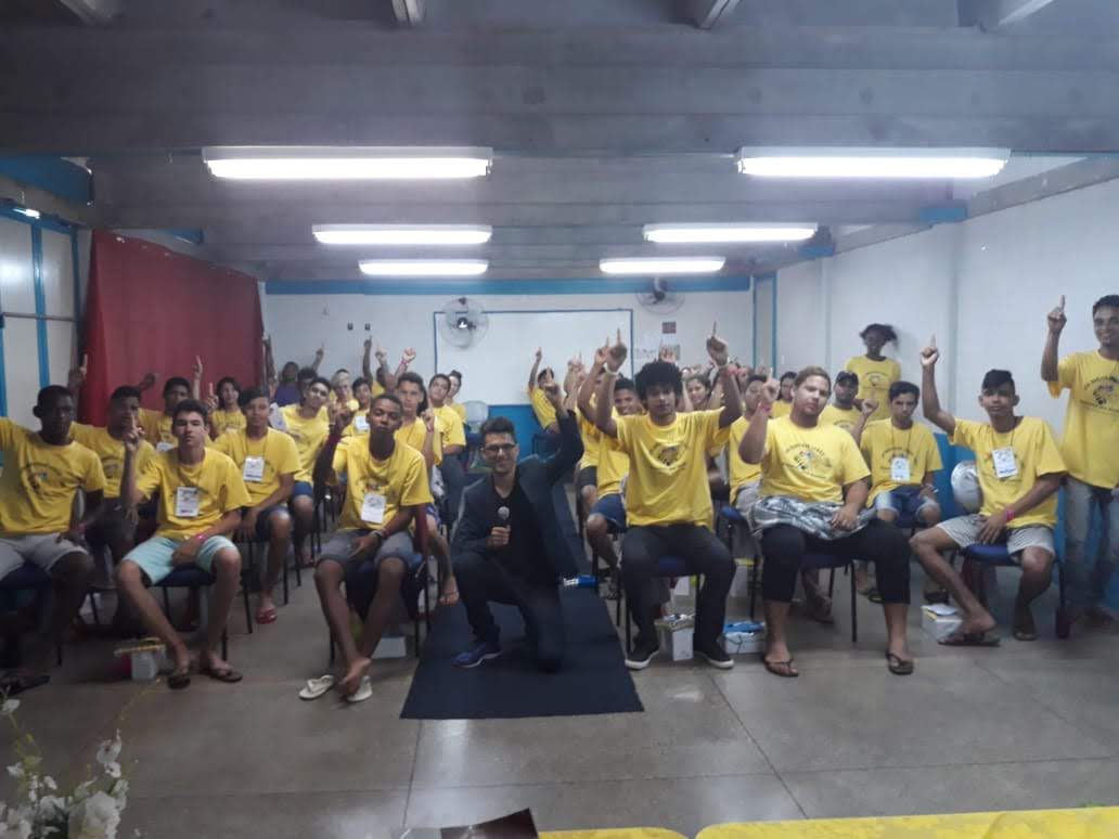 Grupo de jovens no Encontro dos Sonhos 2023