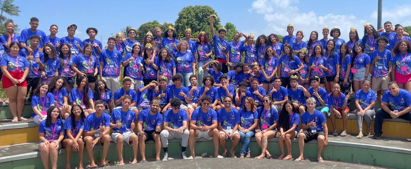 Grupo azul do Encontro dos Sonhos