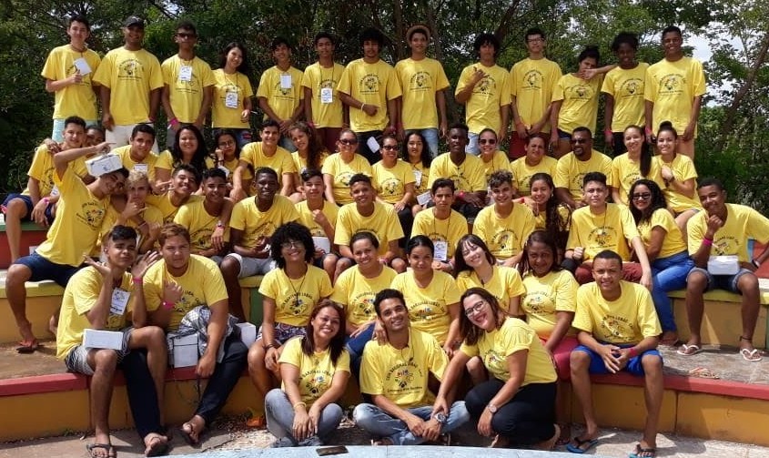 Participantes e voluntários do grupo amarelo